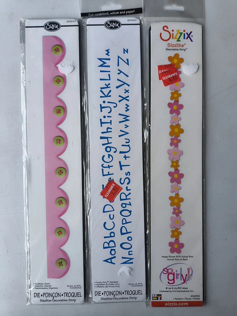 Sizzix Bugz XL Card Scallop Die 655419